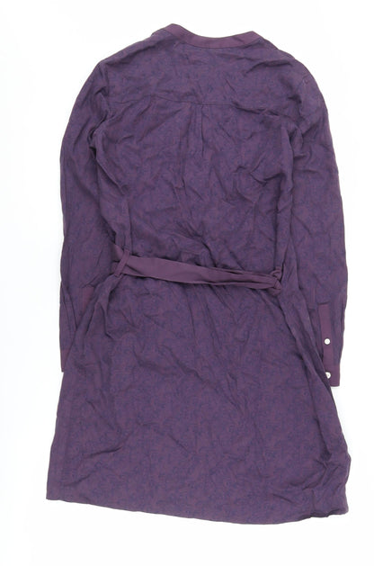 QUBA & Co. Purple Women's Shirt Dress Size 10