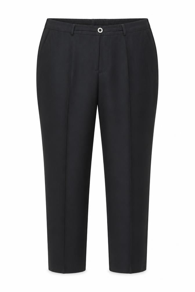 Womens UK Size 18 Marks and Spencer Relaxed Fit BusinessCasual Black Trousers