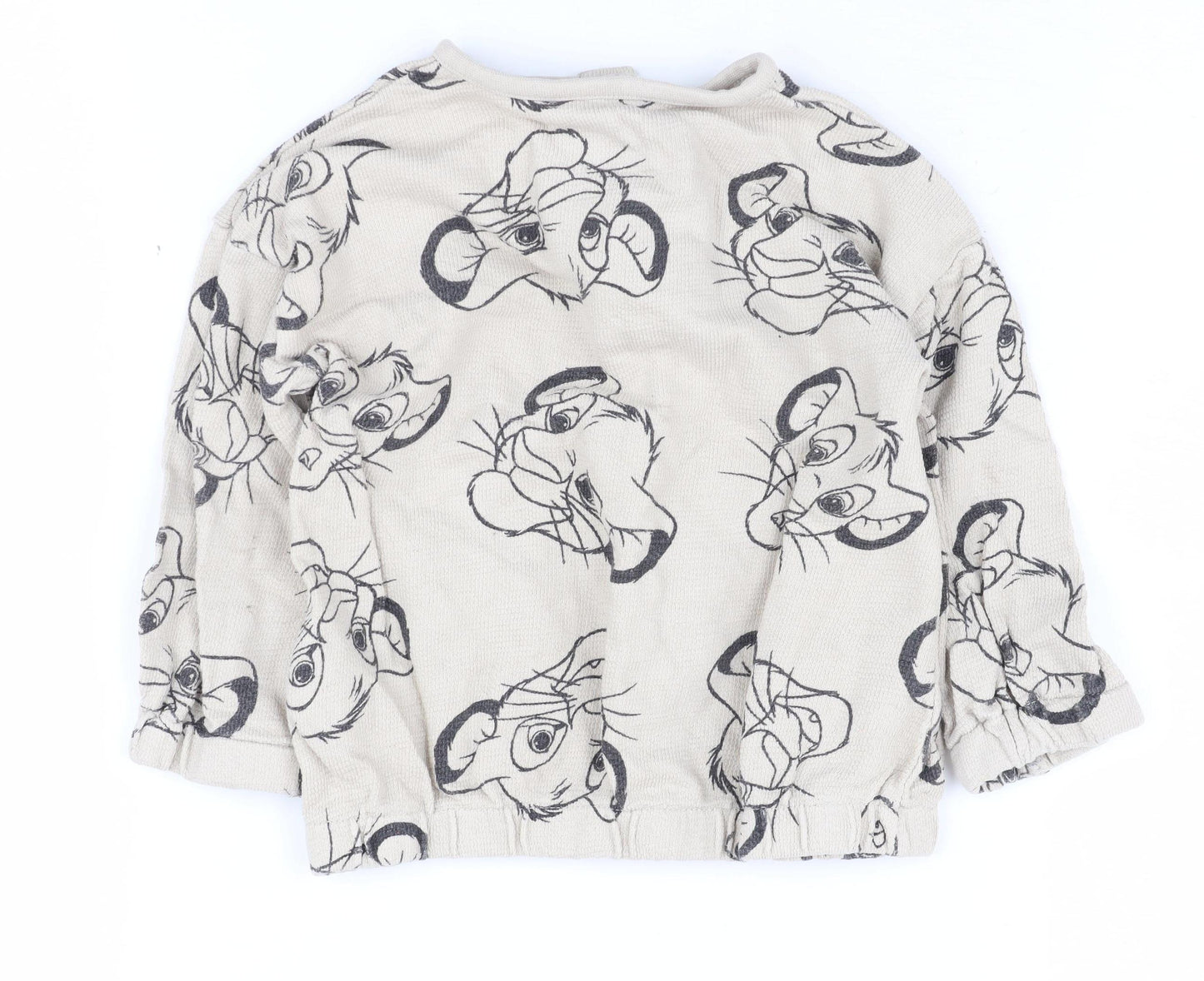 Disney Lion King Beige Unisex Baby Jumper 9-12 Months