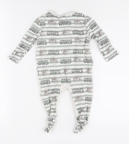 Universal Unisex Baby Jurassic World Babygrow 3-6M White