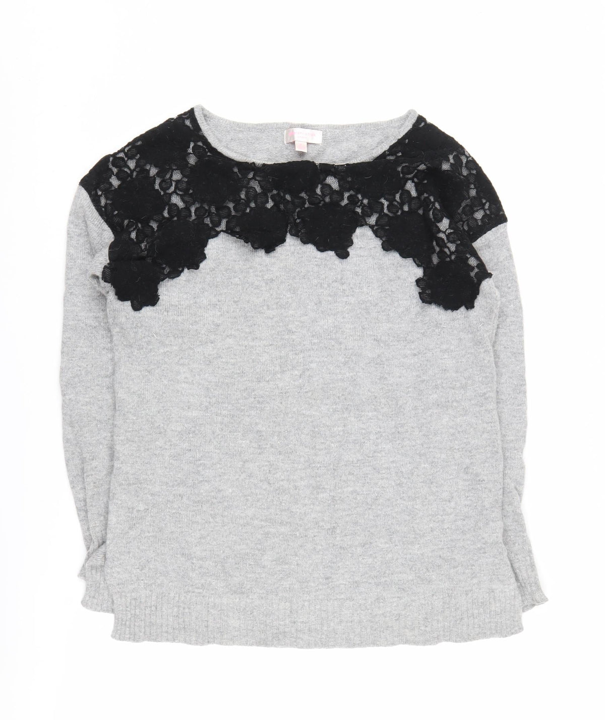 Womens UK Size 10 Gharani Strok Grey Pullover Jumper
