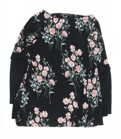 Womens UK Size 18 Marks and Spencer Black  Blouse