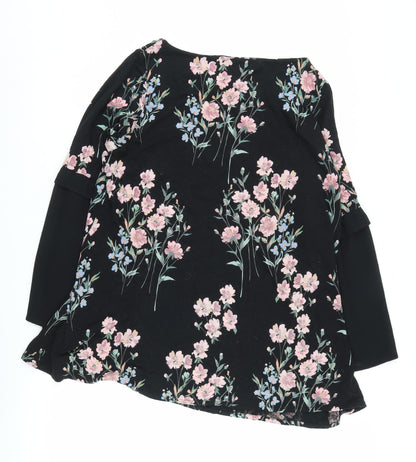 Womens UK Size 18 Marks and Spencer Black  Blouse