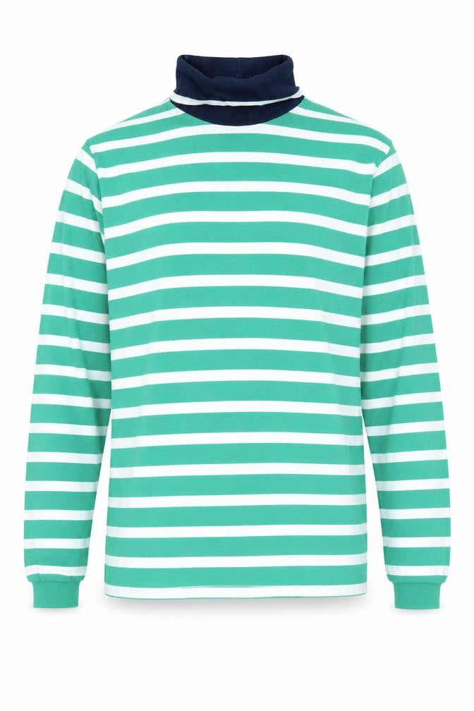 Mens UK Size M Lands' End Green Pullover Sweatshirt