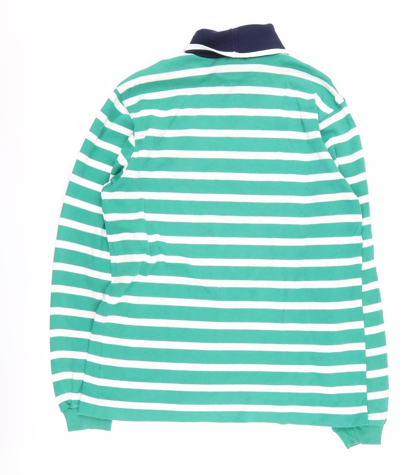 Mens UK Size M Lands' End Green Pullover Sweatshirt