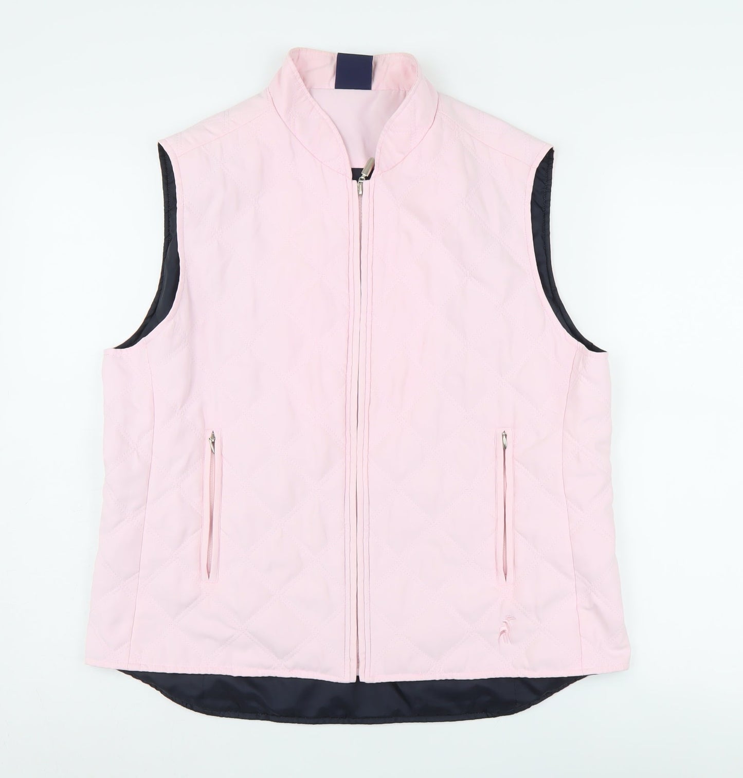Womens UK Size L Tulchan Pink Quilted Coat