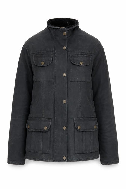 Greenbelt Women's Black Jacket Size 12 Mid-Length