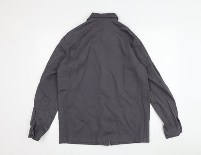 Mens UK Size XS Boohoo MAN Grey Basic Jacket