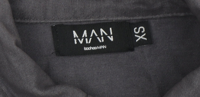 Mens UK Size XS Boohoo MAN Grey Basic Jacket