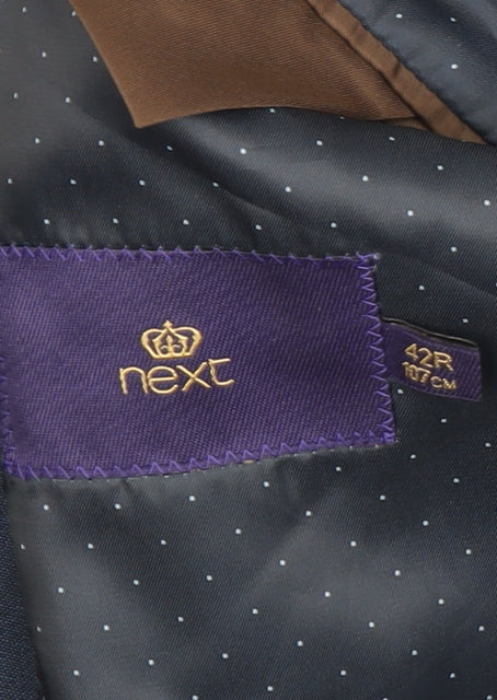 Mens UK Size 42 NEXT Regular Blue Suit Jacket