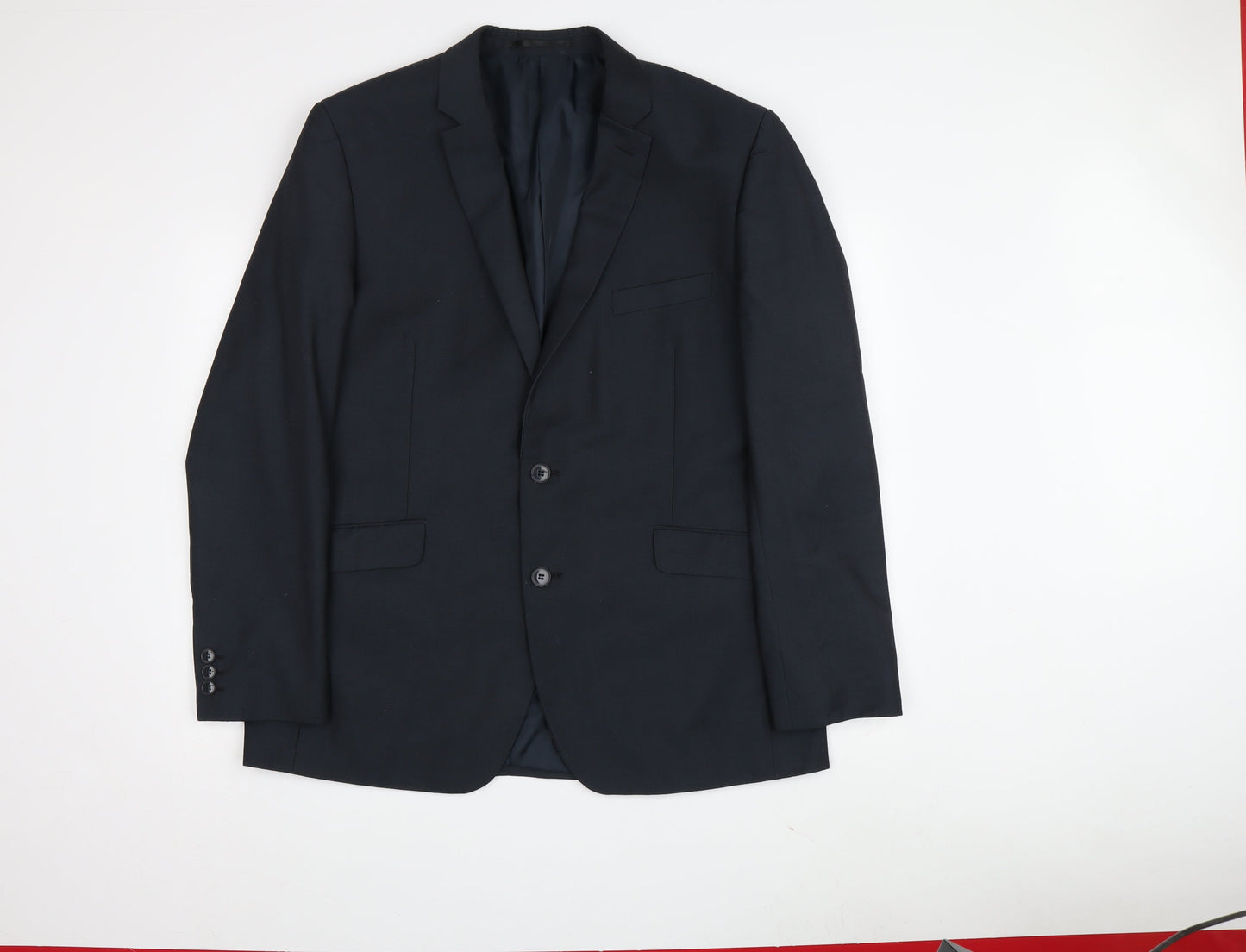 Mens UK Size Regular Scott & Taylor Regular Black Suit Jacket