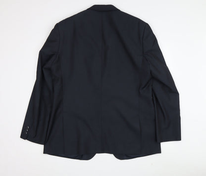 Mens UK Size Regular Scott & Taylor Regular Black Suit Jacket
