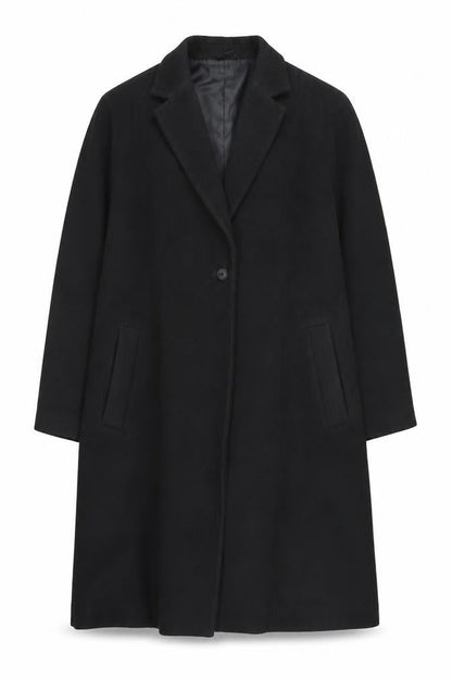 Marks & Spencer Women's Black Overcoat Size 32