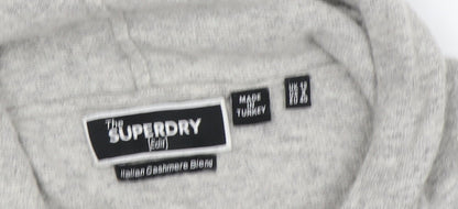 Womens UK Size 12 Superdry Grey Pullover Jumper