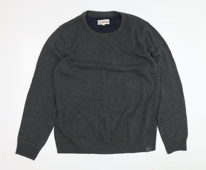 Fat Face Men's Grey Wool Pullover Jumper M