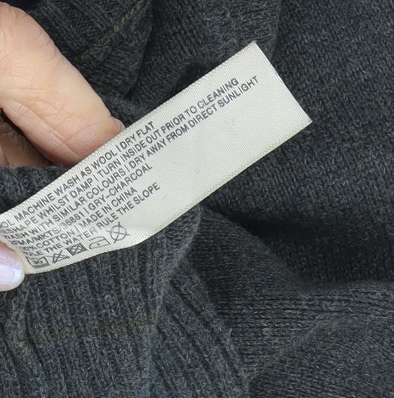 Fat Face Men's Grey Wool Pullover Jumper M