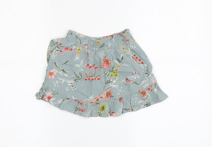 Next Girls Multicoloured Floral A-Line Skirt 3 Years