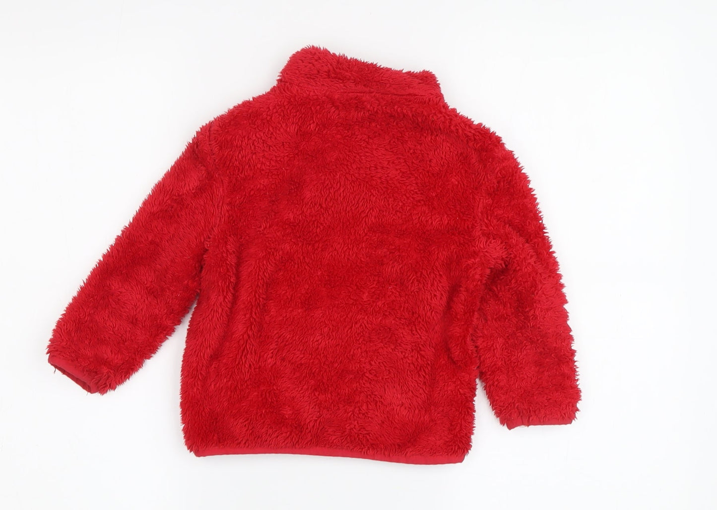 St Bernard Girls Red Polyester Basic Jacket 3 Years