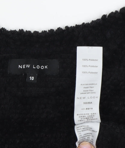 Womens UK Size 10 New Look Black Pullover Jumper