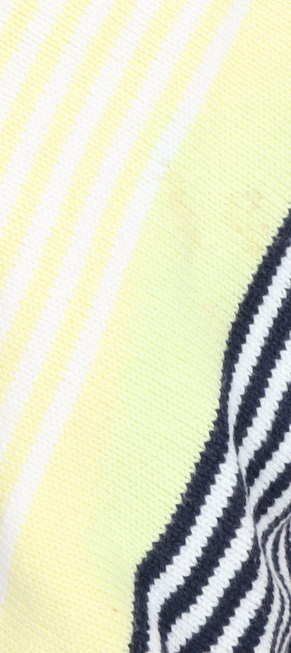 Cotton Traders Women's Multicoloured Striped Jumper Size 8