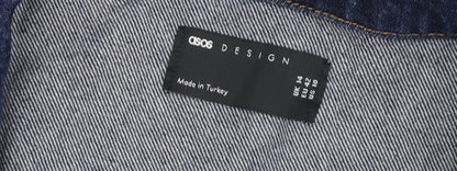 ASOS DESIGN Women's Blue Denim Shirt Dress Size 14