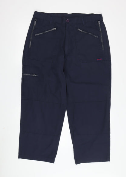 Past Times Cargo Trousers Unisex 36 in Blue