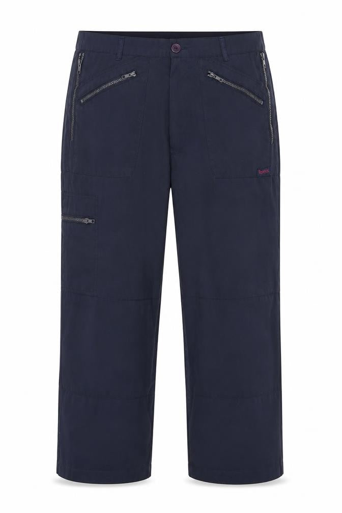 Front view of Past Times Cargo Trousers unisex 36 in blue