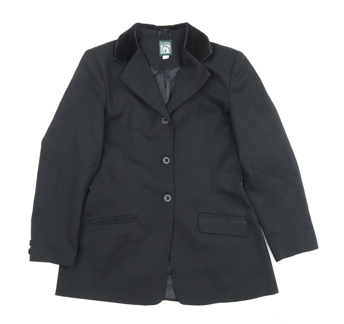 Dublin Women's Black Blazer Size 14 Classic Fit