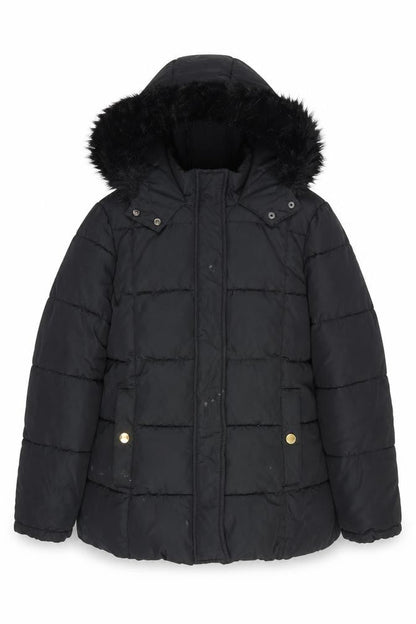 Womens UK Size 14 Very Black Puffer Jacket