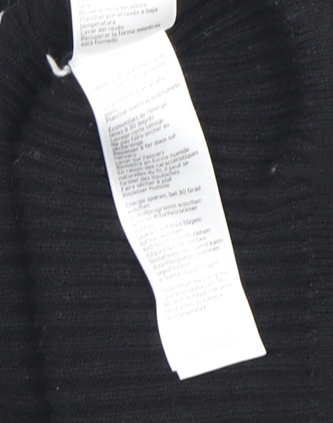 Womens UK Size 6 Topshop Black Pullover Jumper