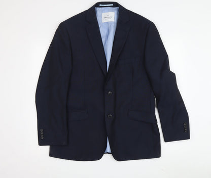 Mens UK Size 40 Daniel Hechter Regular Blue Suit Jacket