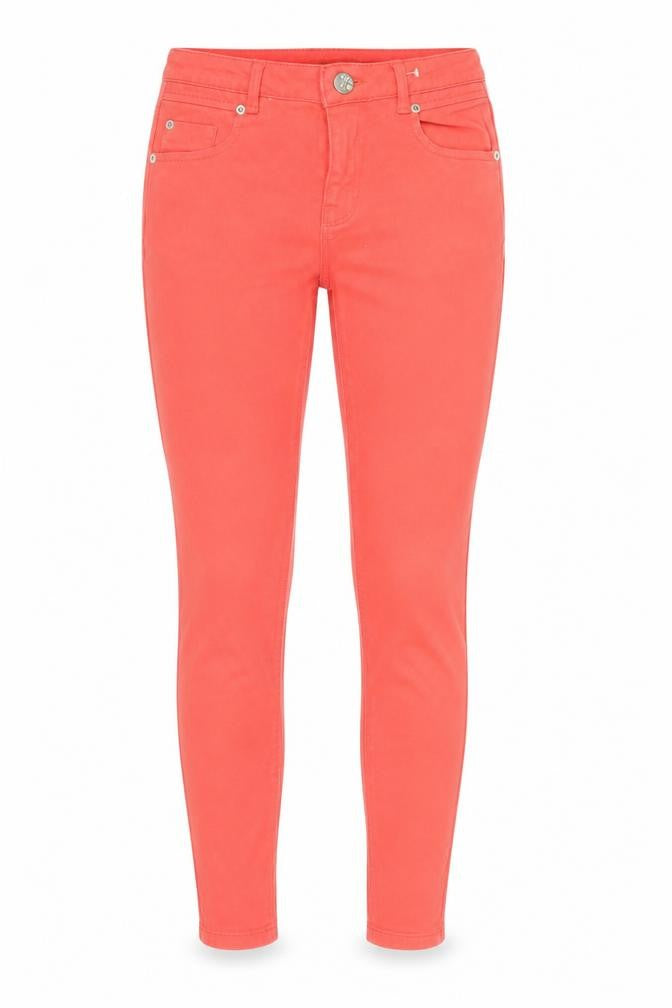 Womens UK Size 6 Topshop Slim Fit Ankle Red Jeans