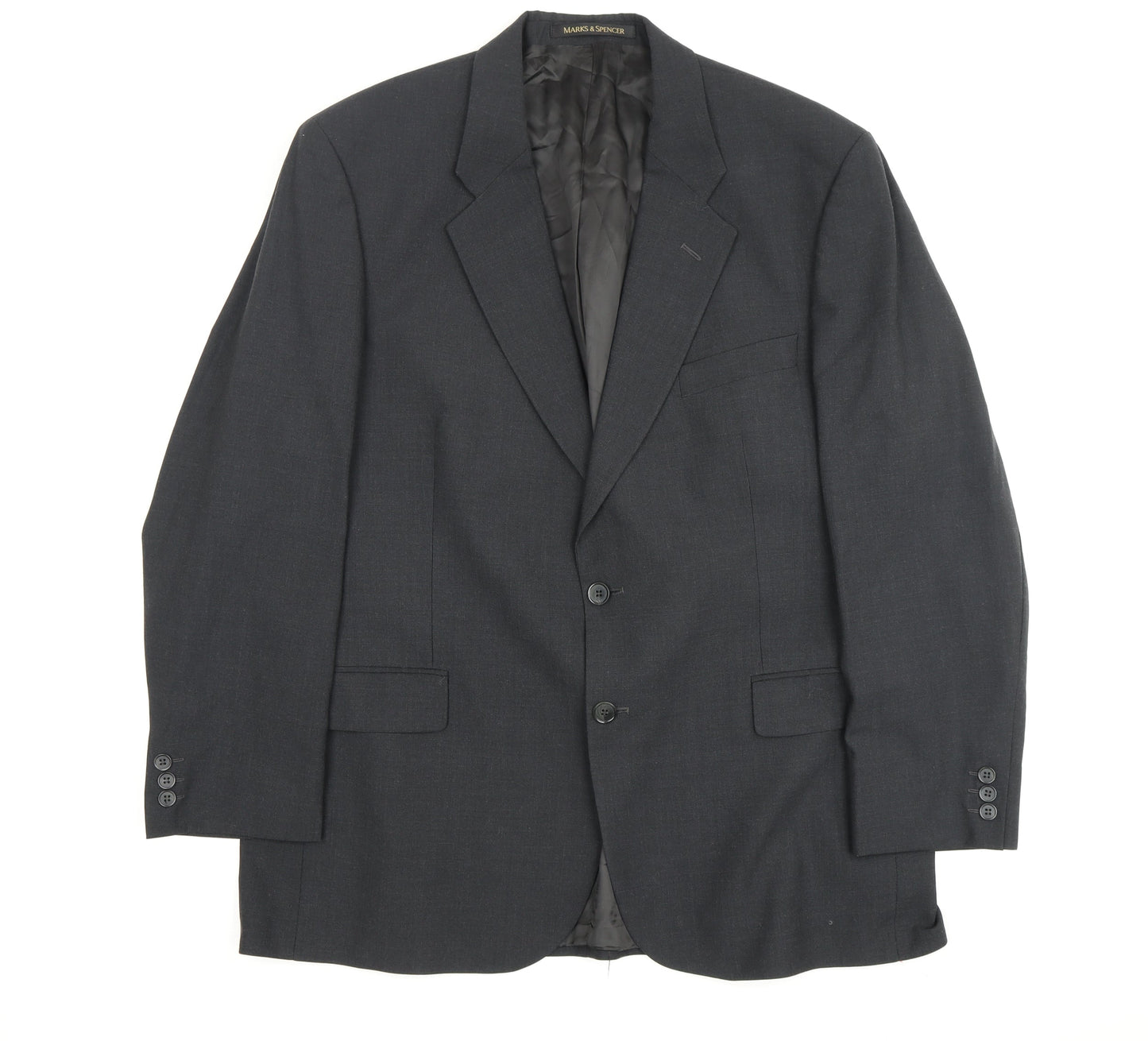 Mens UK Size 44 Marks and Spencer Regular Black Suit Jacket
