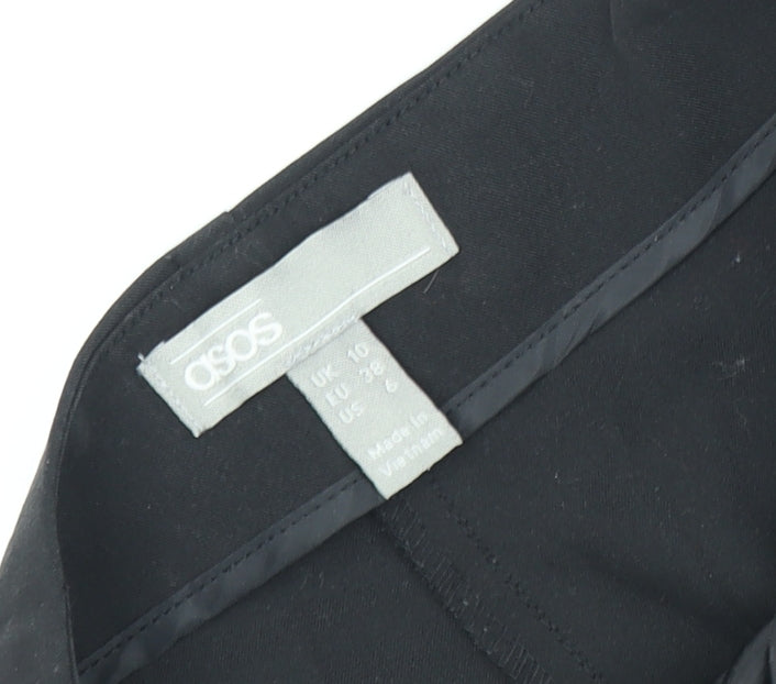 Womens UK Size 10 ASOS Regular Fit Workwear Business Black Trousers