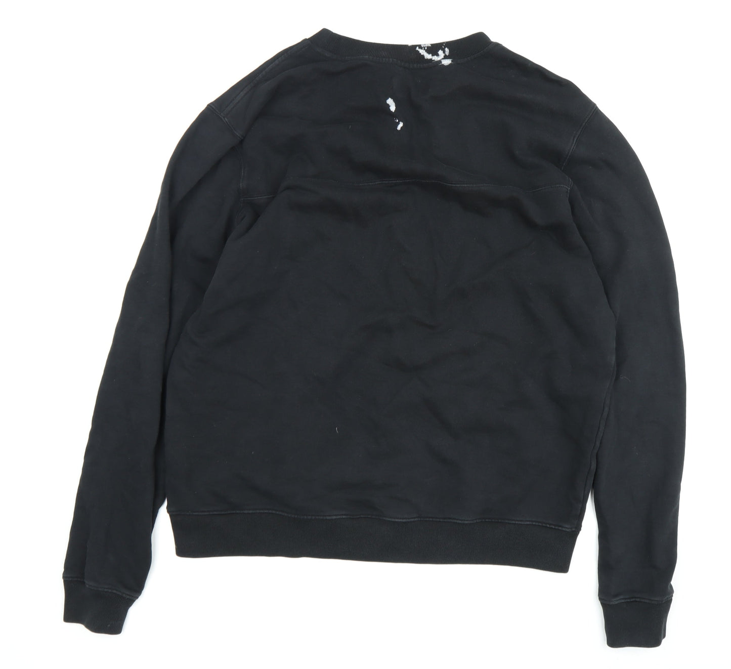 Mens UK Size M AllSaints Black Pullover Sweatshirt