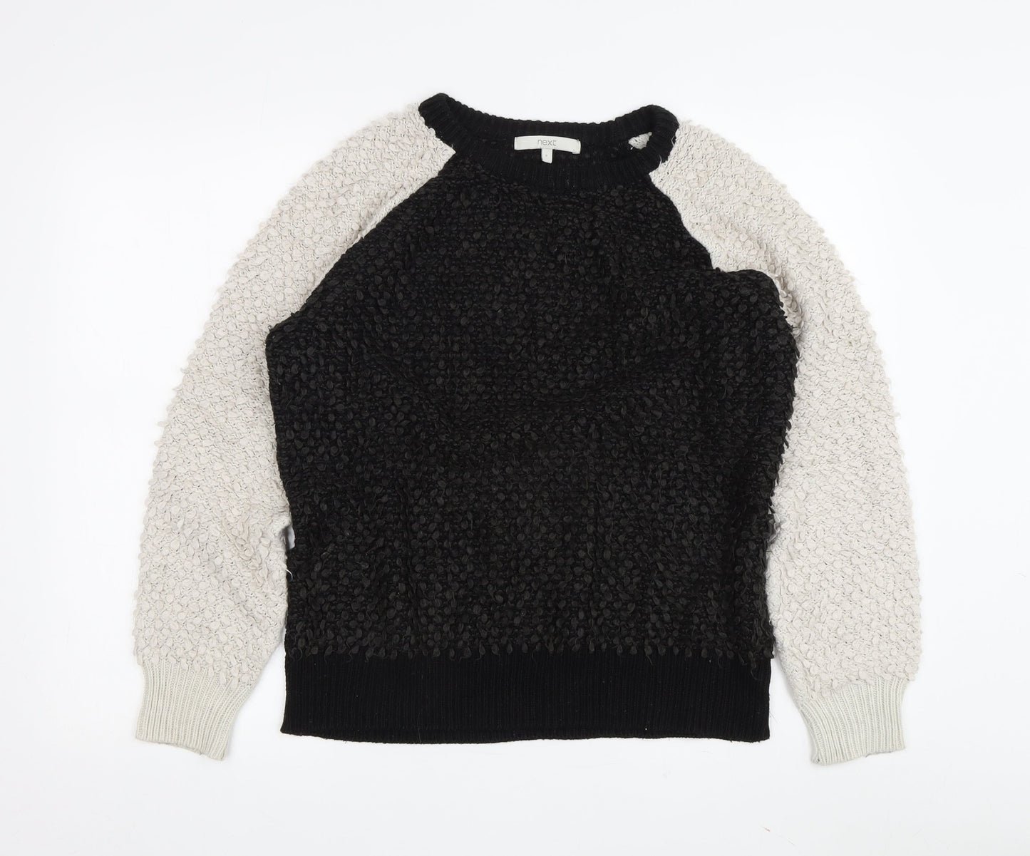 Womens UK Size 8 NEXT Black Pullover Jumper