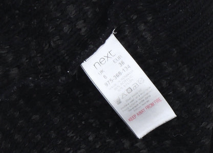 Womens UK Size 8 NEXT Black Pullover Jumper