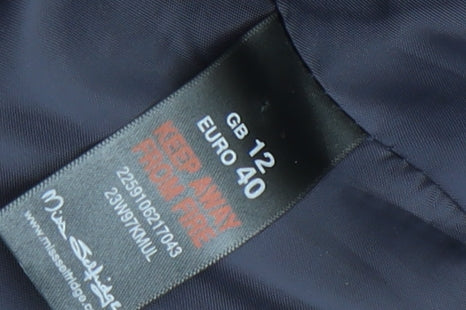 Womens UK Size 12 Miss Selfridge Multicoloured Overcoat