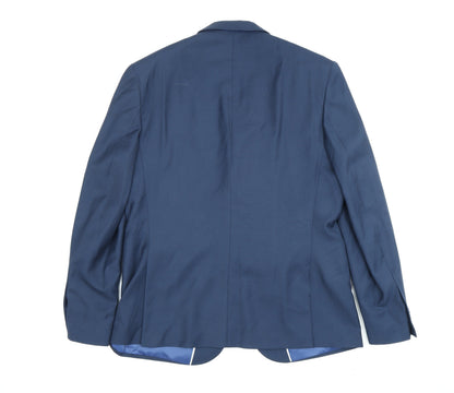 Mens UK Size 42 Marks and Spencer Regular Blue Suit Jacket