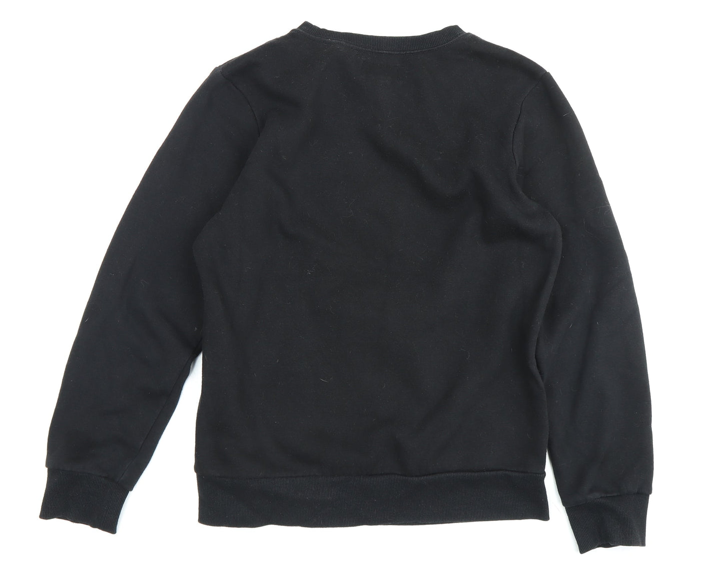 Converse Boys Black Pullover Sweatshirt XL Logo Winter Casual