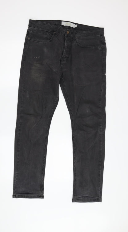 Topman Men's Black Slim Fit Skinny Jeans Size 32