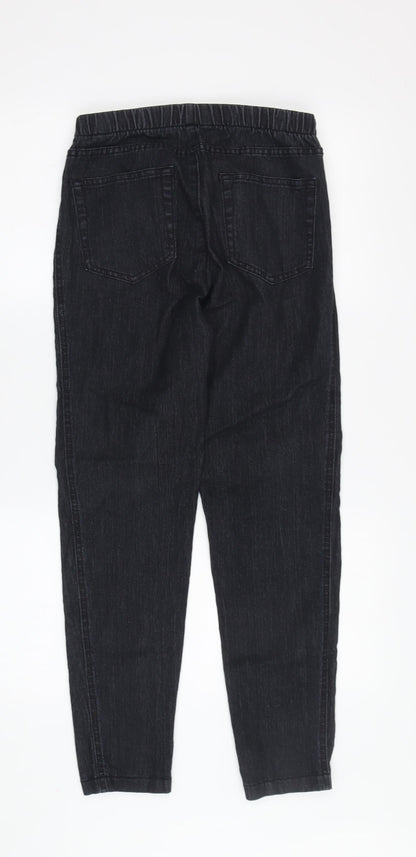 Womens UK Size 10 Marks and Spencer Regular Fit Jegging Black Trousers