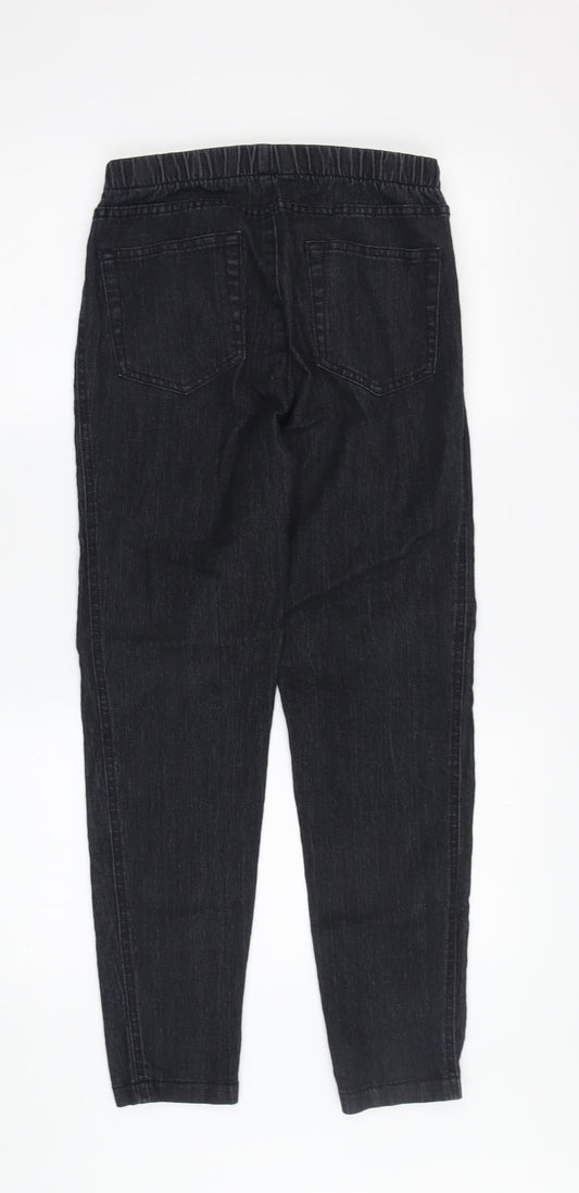 Womens UK Size 10 Marks and Spencer Regular Fit Jegging Black Trousers