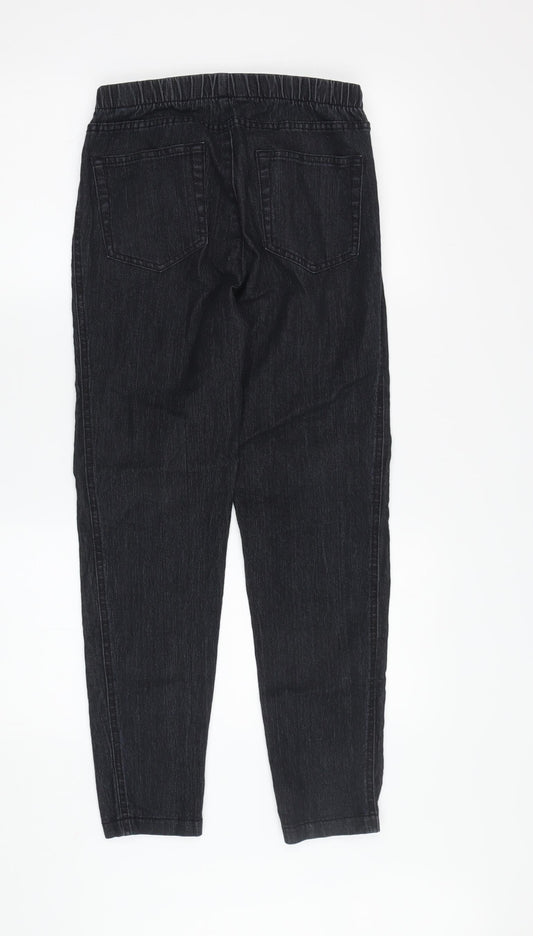 Womens UK Size 10 Marks and Spencer Regular Fit Jegging Black Trousers