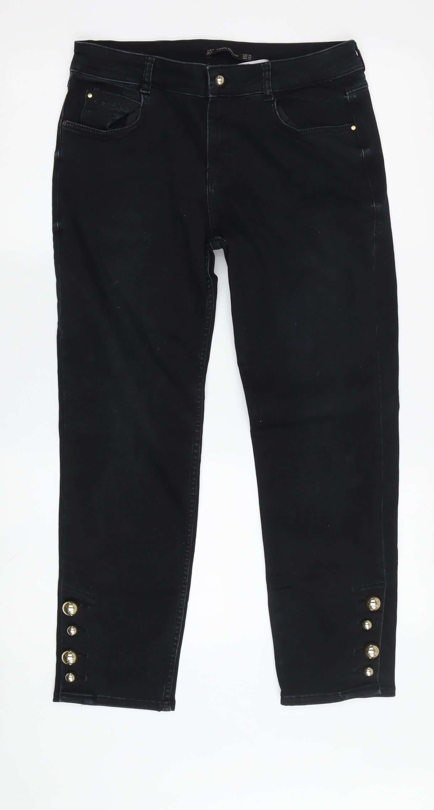 Zara Women’s Black Skinny Jeans Size S