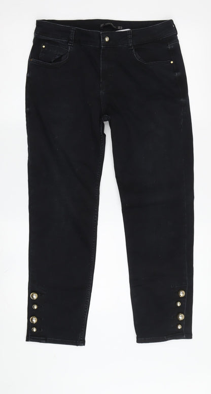 Zara Women’s Black Skinny Jeans Size S