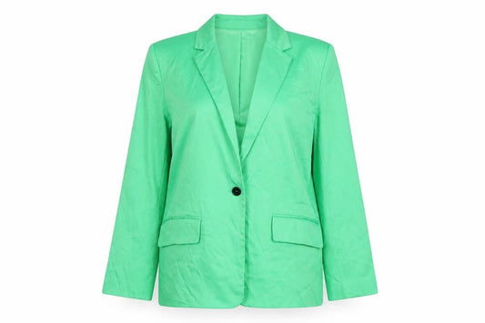 Womens UK Size S Zara Green Basic Jacket