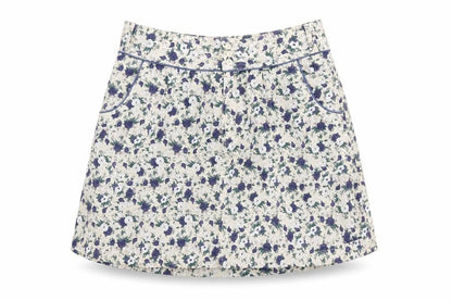 Pepe Jeans Women's Floral A-Line Skirt, M, Multicoloured