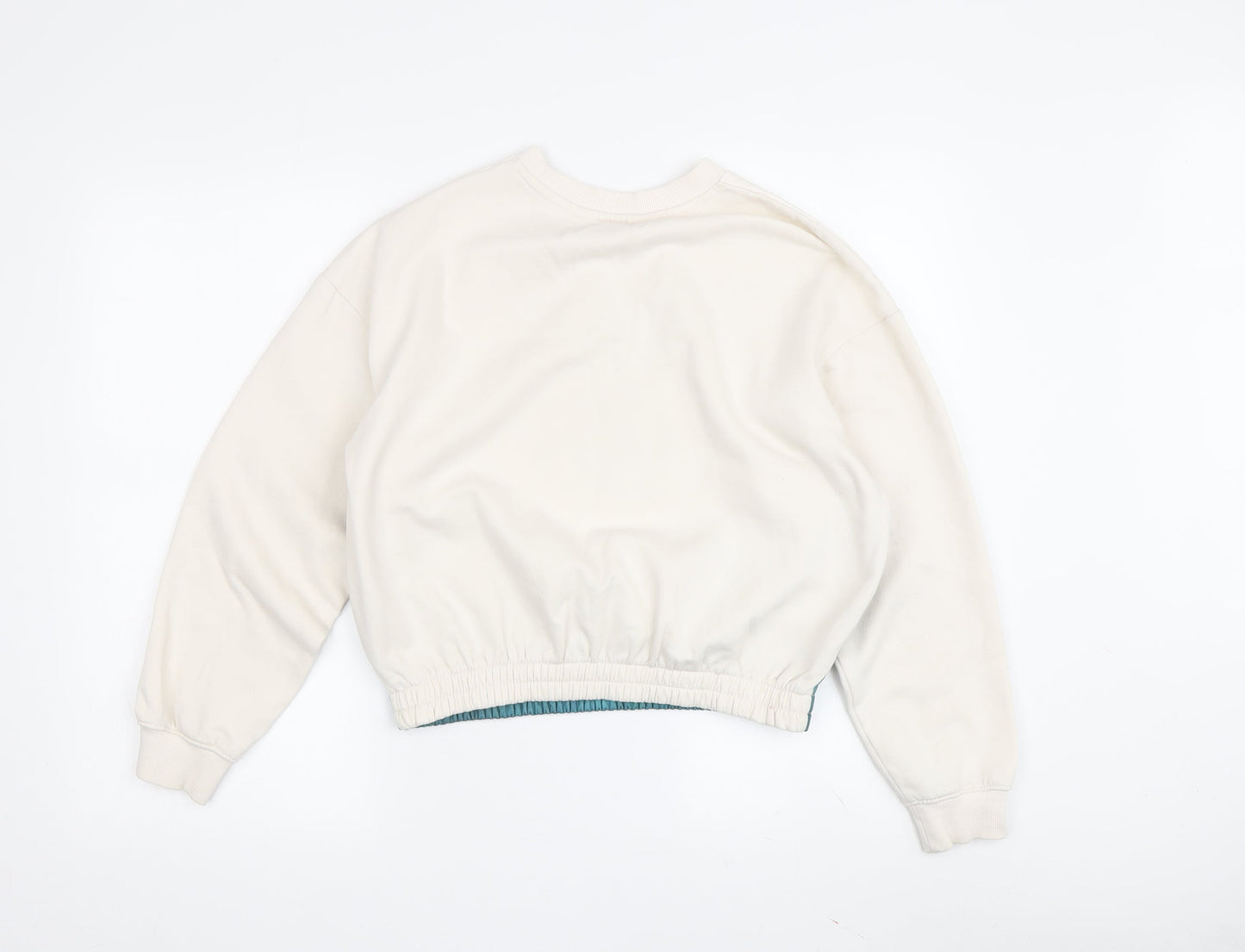H&M Girls Beige Adventure Graphic Sweatshirt 10-12 Years