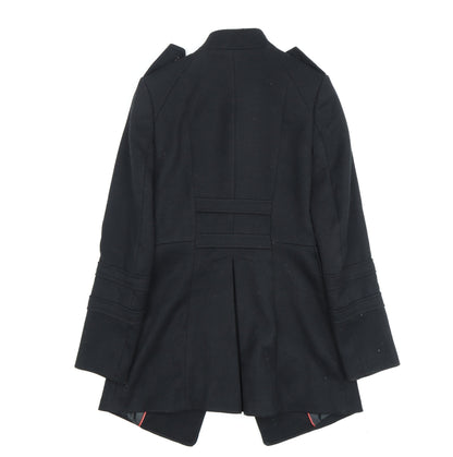 Womens UK Size XS Zara Black Military Jacket